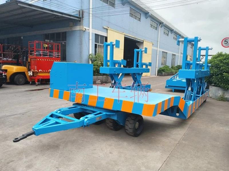 15 ton U-shaped lifting flat trailer full trailer